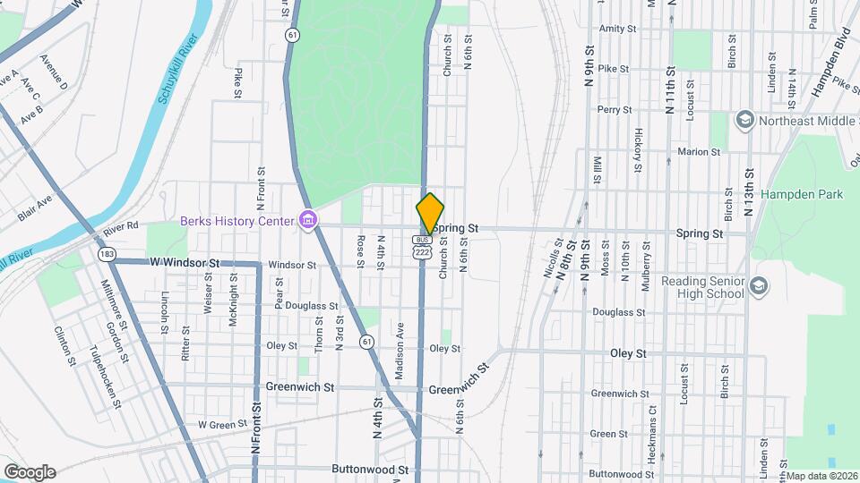 935 N 5th St, Unit 2 Mapa y Detalles de la Ubicación