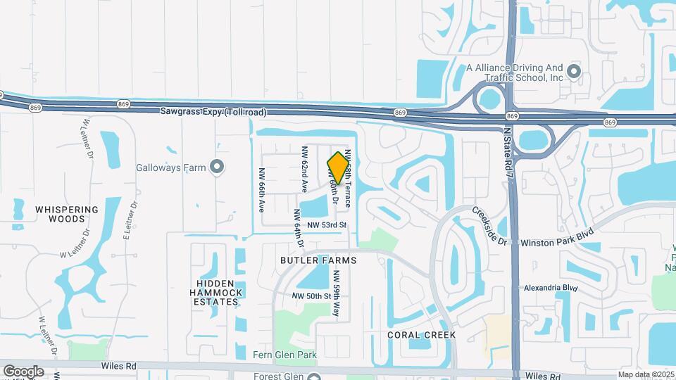5379 NW 60th Dr Map and Location Details