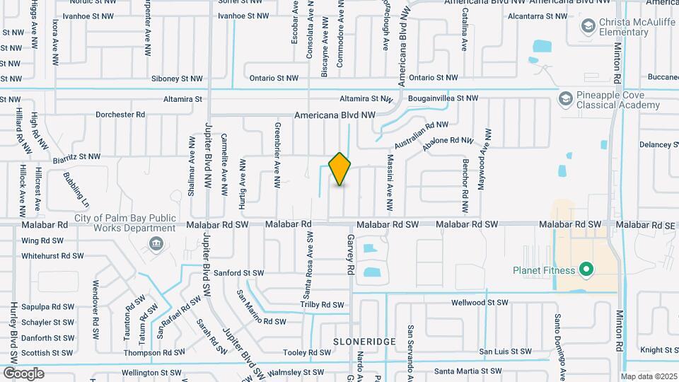 156 Frederica Ave Map and Location Details
