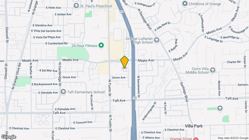 2035 N Park Ln Map and Location Details