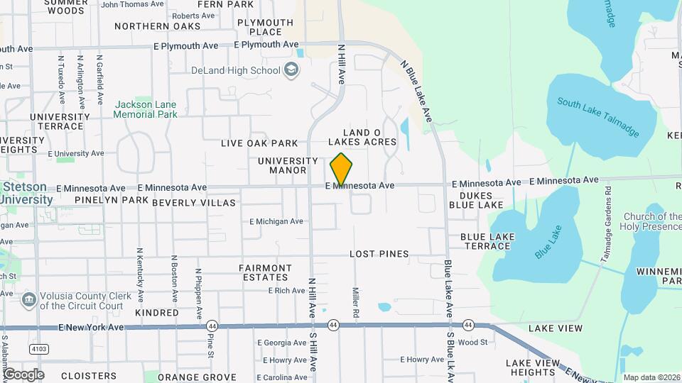 1120 E Minnesota Ave Map and Location Details