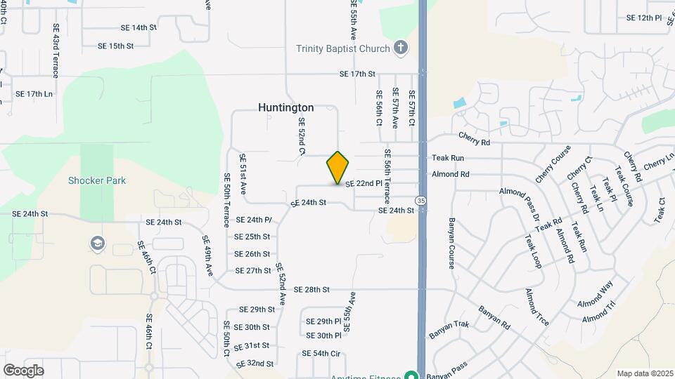 5460 SE 22nd Pl Map and Location Details