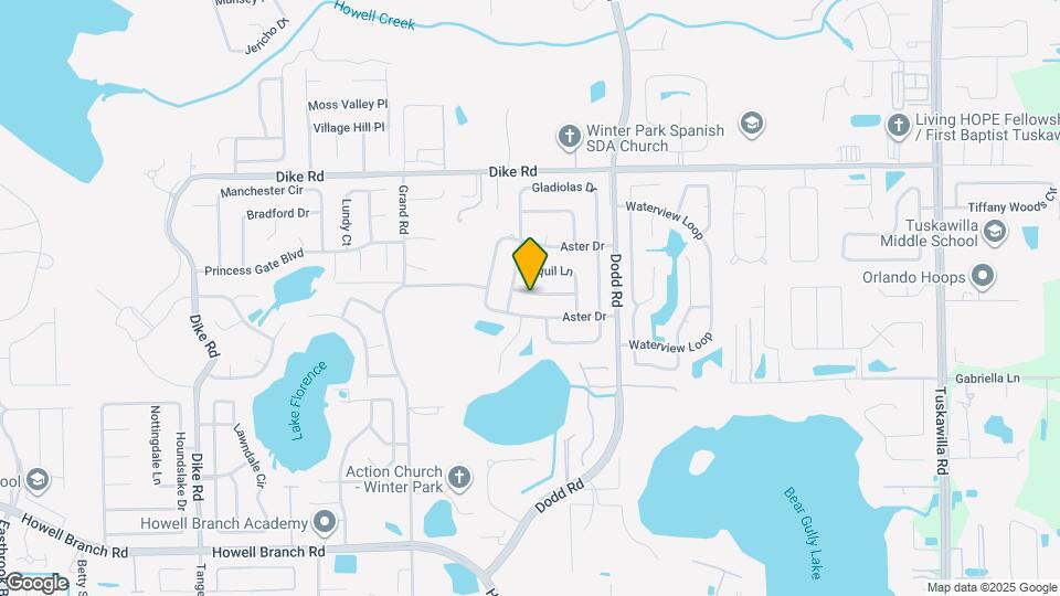 3621 Oak Vista Ln Map and Location Details