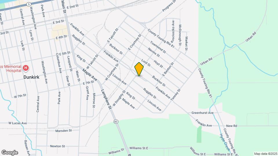 305 Franklin Ave Mapa y Detalles de la Ubicación