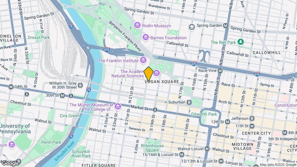 121 N 20th St Mapa y Detalles de la Ubicación