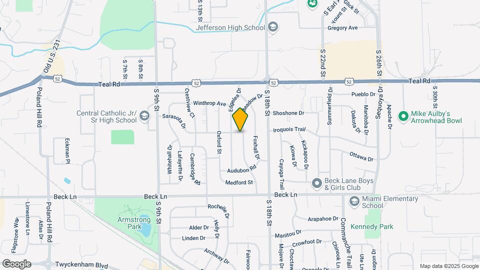 2500 Meadow Dr Map and Location Details