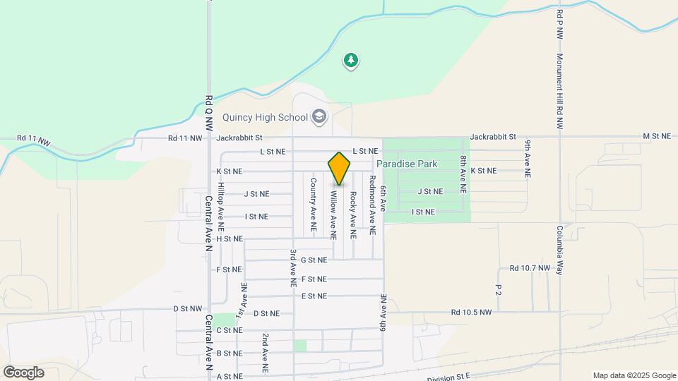 1004 Willow Ave NE Map and Location Details