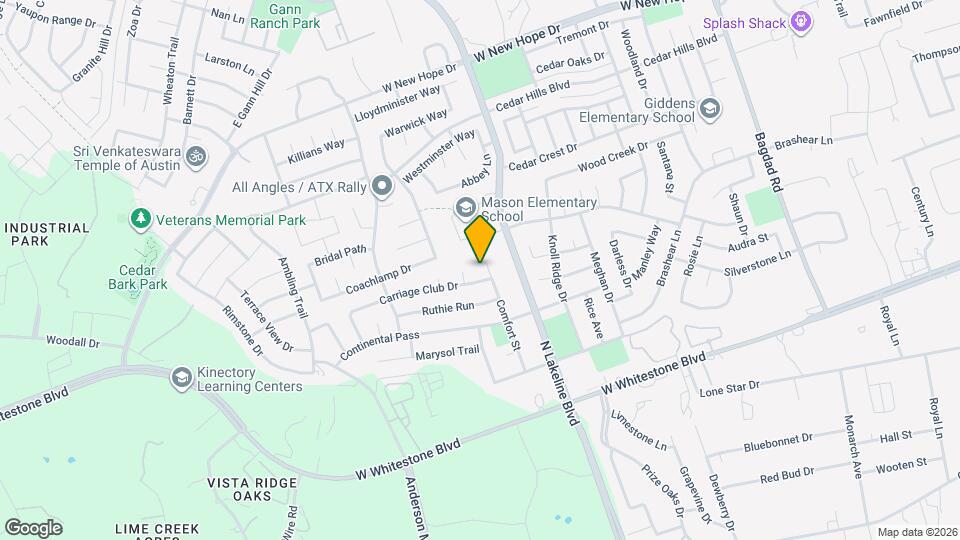 1405 Comfort St Mapa y Detalles de la Ubicación