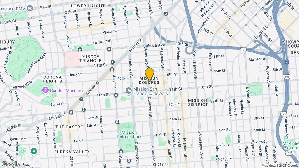 359 Guerrero St Map and Location Details