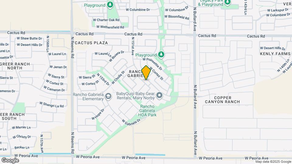 11533 N 150th Ln Map and Location Details