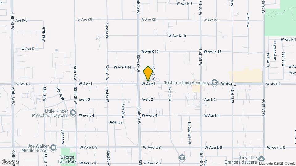 4827 W Ave L 6 Map and Location Details