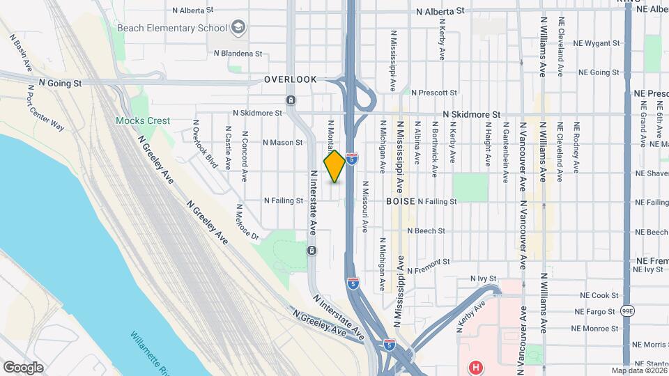 3930 N Montana Ave Map and Location Details