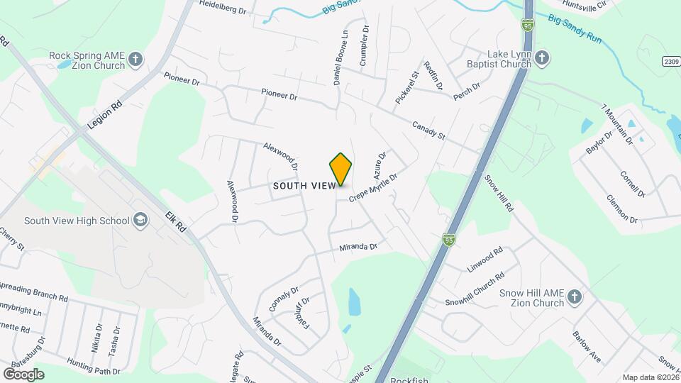 2937 Piney Mountain Dr Map and Location Details
