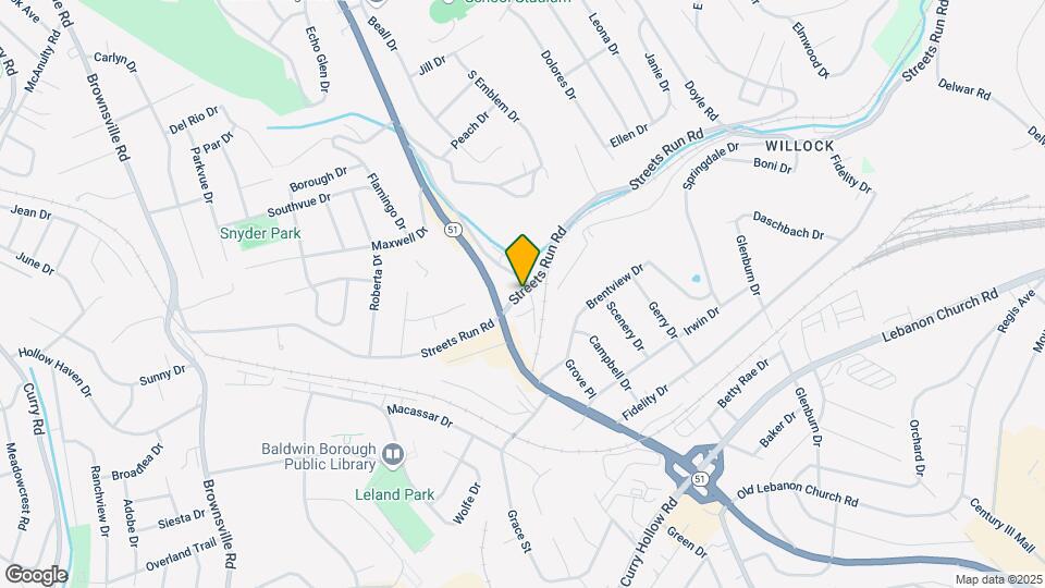 5100 Old Clairton Rd Mapa y Detalles de la Ubicación