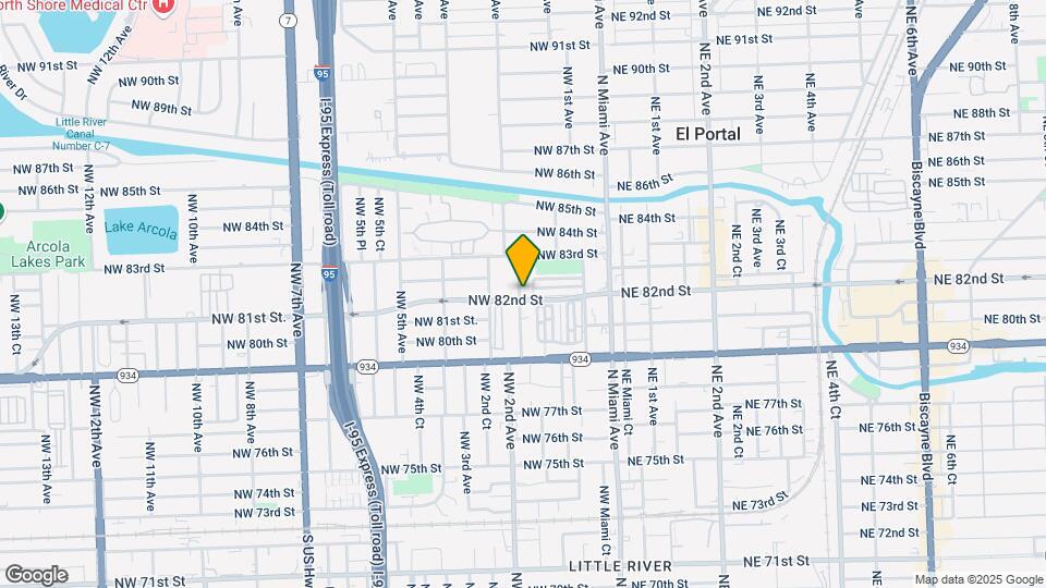 8229 NW 1st Pl Map and Location Details