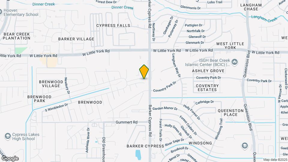 18122 Bethany Manor Ct Map and Location Details