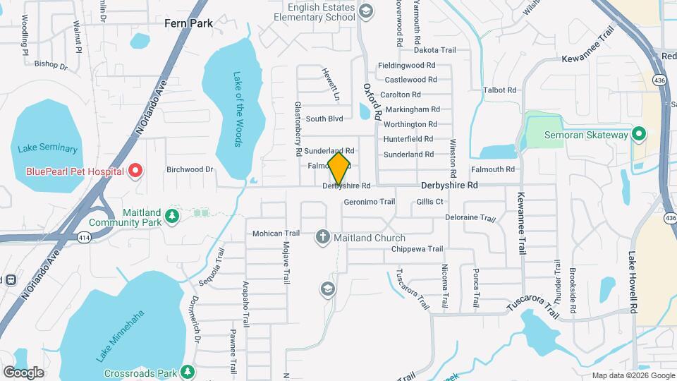 2120 Derbyshire Rd Map and Location Details