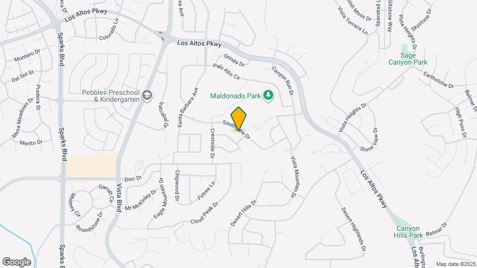 1685 Southview Dr Map and Location Details