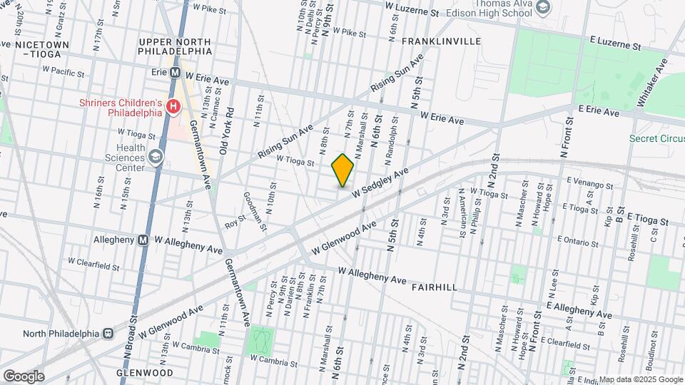 644 W Russell St Map and Location Details