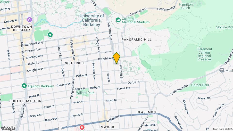 2527 Piedmont Ave Map and Location Details