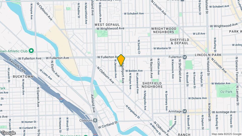 2310 N Southport Ave, Unit 1s Map and Location Details