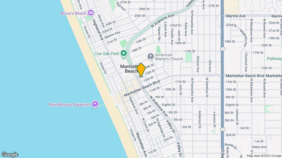 1208 N Ardmore Ave Map and Location Details