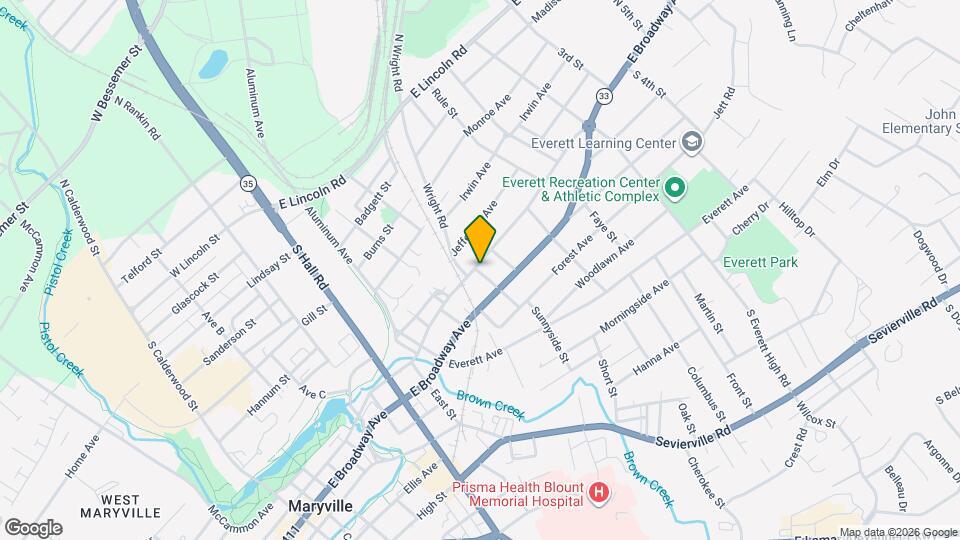 1210 E Harper Ave Map and Location Details