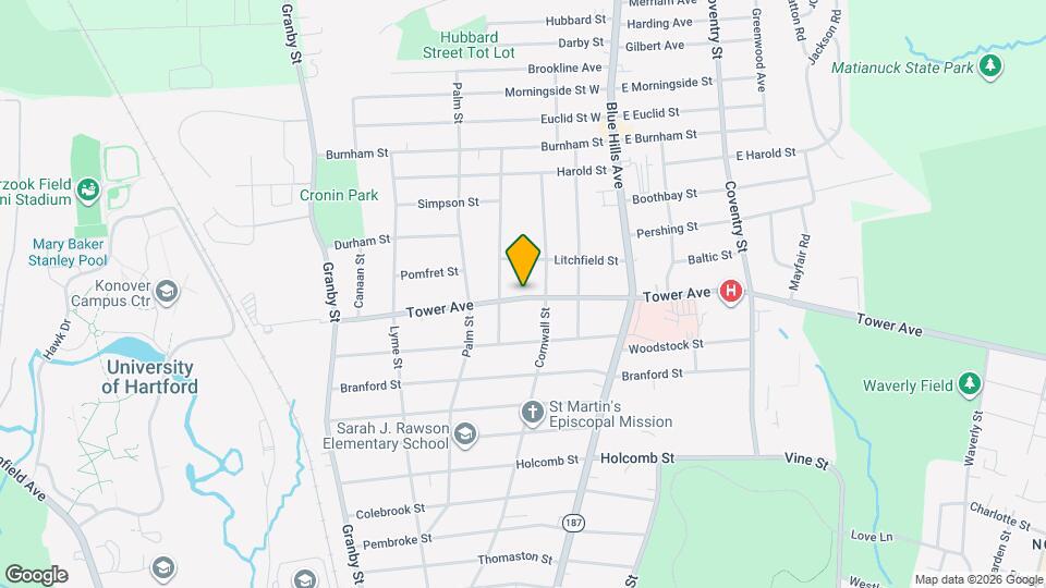 796 Tower Ave Map and Location Details