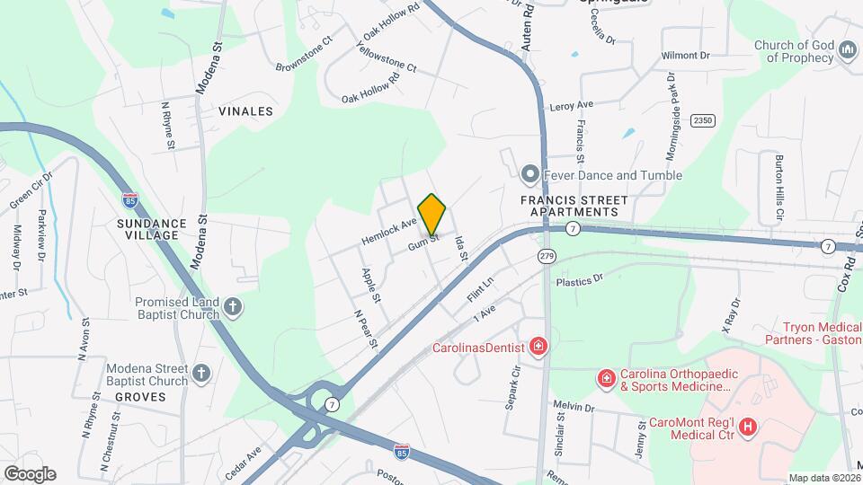 508 Grover St Mapa y Detalles de la Ubicación