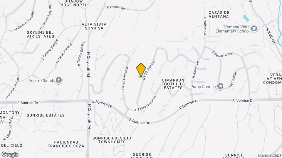 5727 N PSO Ventoso Map and Location Details