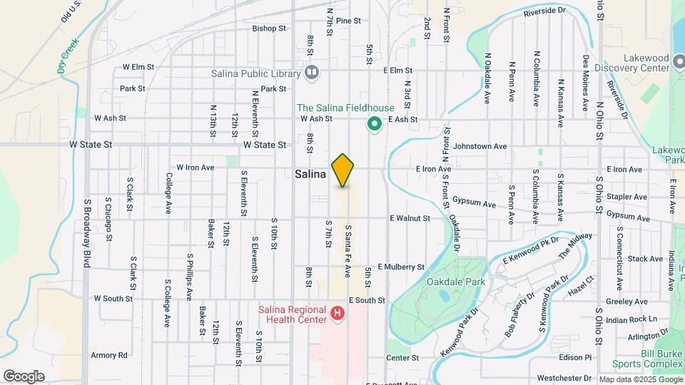 128 S Santa Fe Ave Map and Location Details