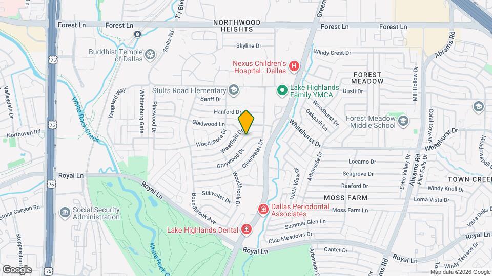 8815 Graywood Dr Map and Location Details