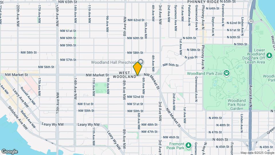 619 NW Market St Map and Location Details