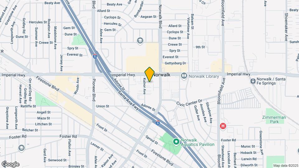 12634 Kalnor Ave Map and Location Details