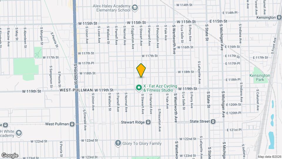 11824 S Stewart Ave Map and Location Details