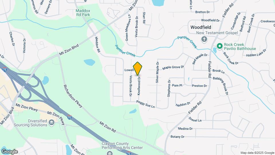 6917 Knollwood Dr Map and Location Details