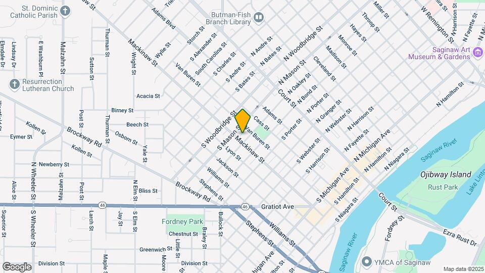 1208 Mackinaw St Map and Location Details