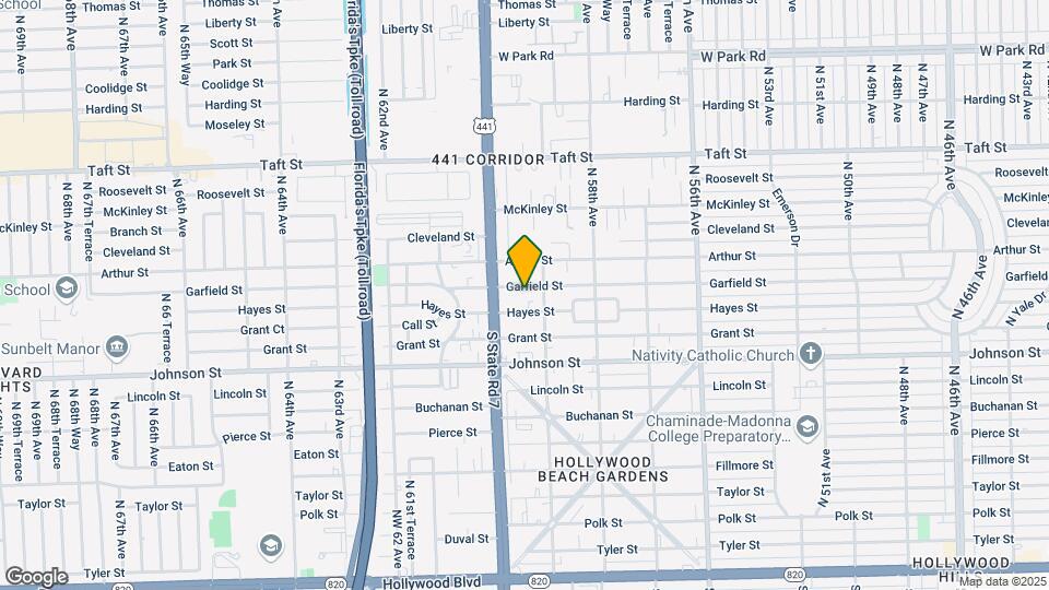 5920-5922 Garfield St Map and Location Details