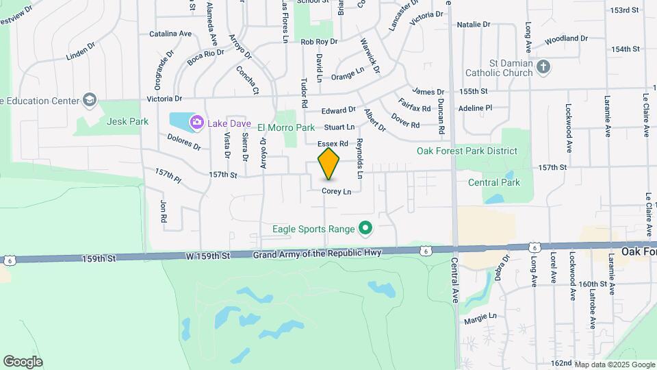 5906 Corey Ln Map and Location Details