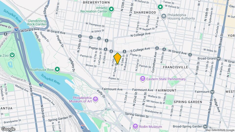 822 N Ringgold St Mapa y Detalles de la Ubicación