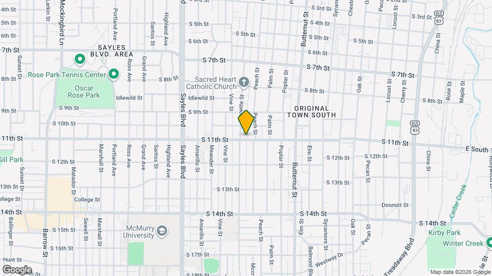 1630 S 11th St Mapa y Detalles de la Ubicación