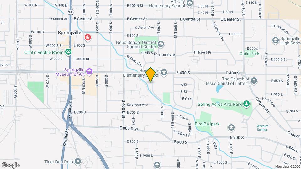 490 Averett Ave, Unit Unit 1 Map and Location Details