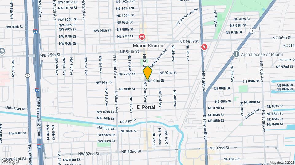 9055 NE 2nd Ave Mapa y Detalles de la Ubicación