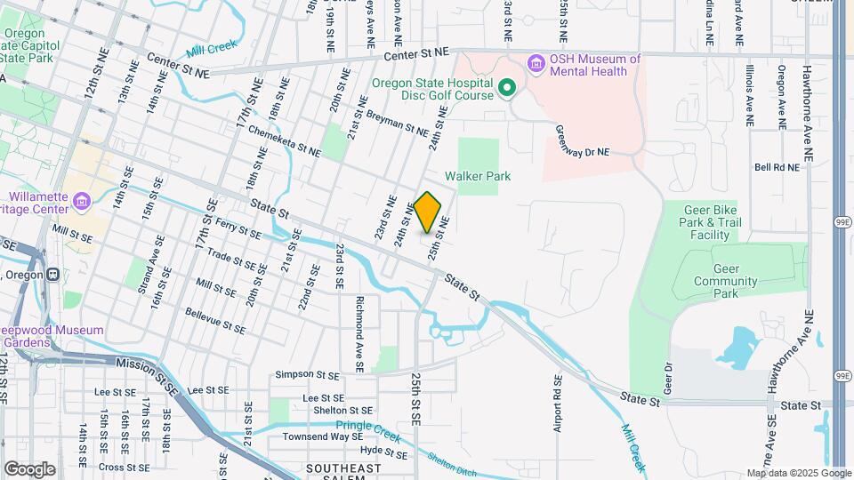 167 25th St NE Map and Location Details