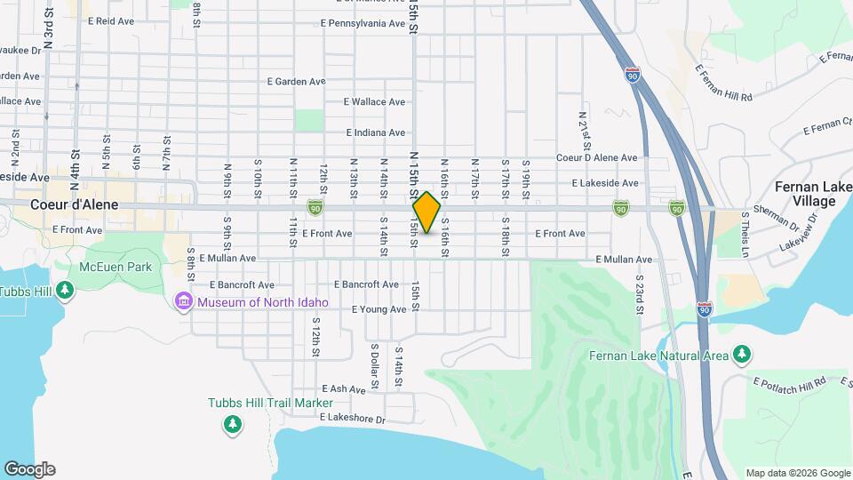 1506 E Front Ave Mapa y Detalles de la Ubicación