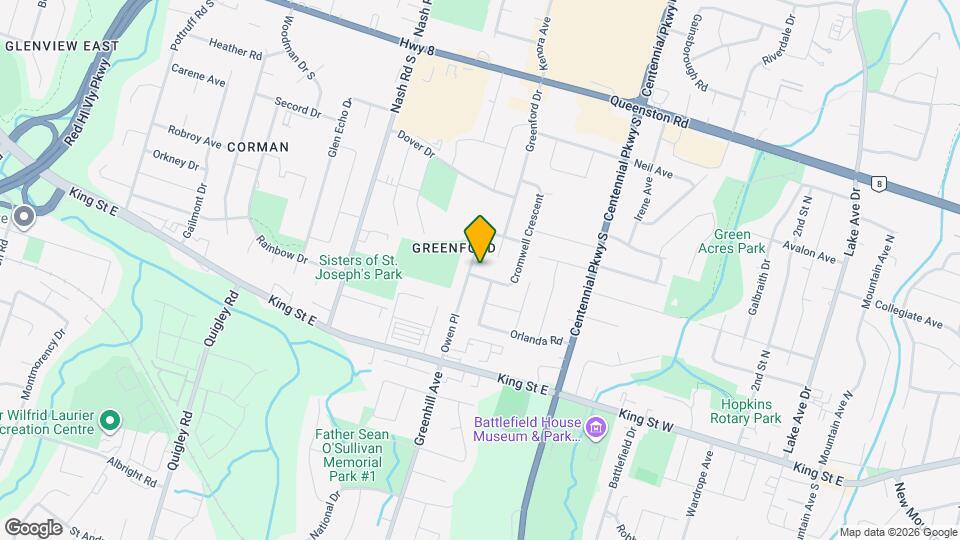 140 Cromwell Crescent Map and Location Details