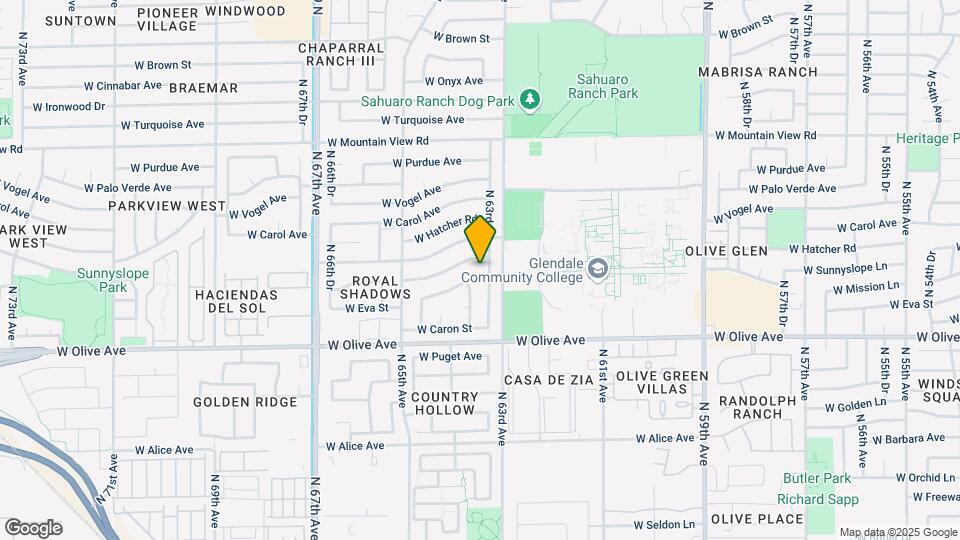 6320 W Eva St Map and Location Details