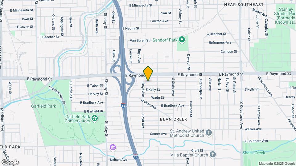 1519 E Tabor St Map and Location Details