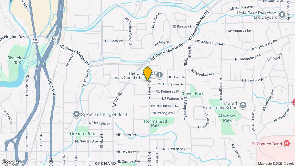 2575 NE Jones Rd Map and Location Details