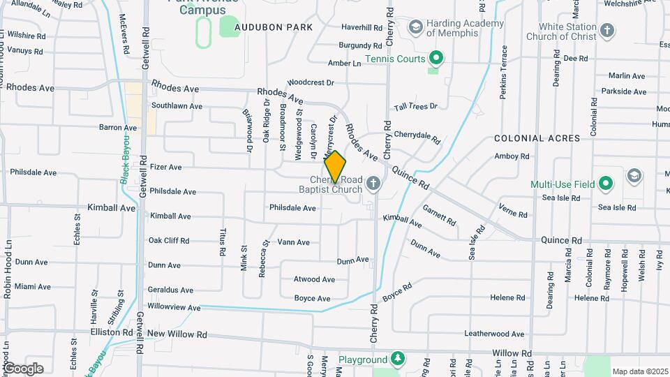 4286 Fredericks Ave Map and Location Details